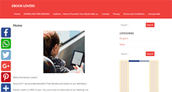 Desktop Screenshot of ebooklovers.com